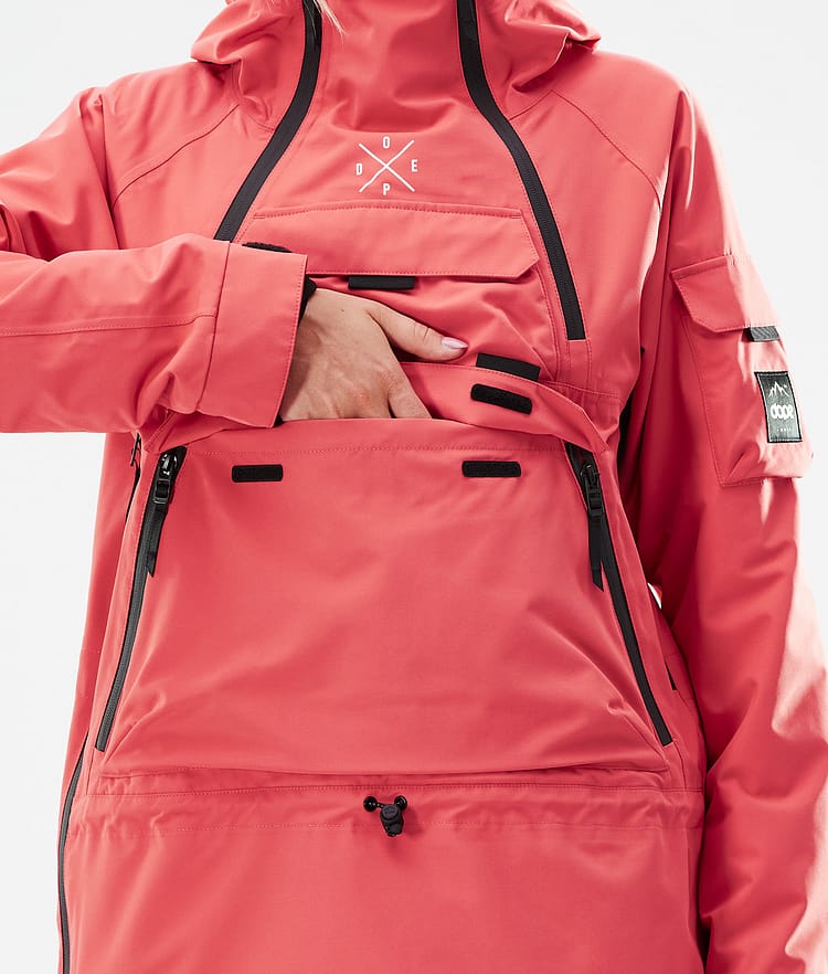 Dope Akin W 21 Snowboardjacke Damen Coral, Image 10 of 11