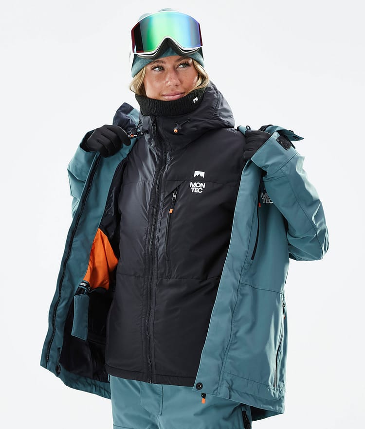 Montec Toasty W 60Gsm Midlayer Jacke Damen Black, Image 2 of 10