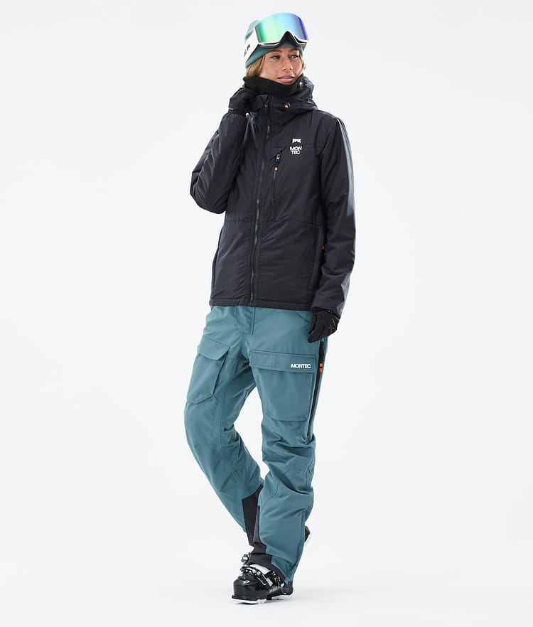 Montec Toasty W 60Gsm Midlayer Skijacke Damen Black, Image 5 of 10