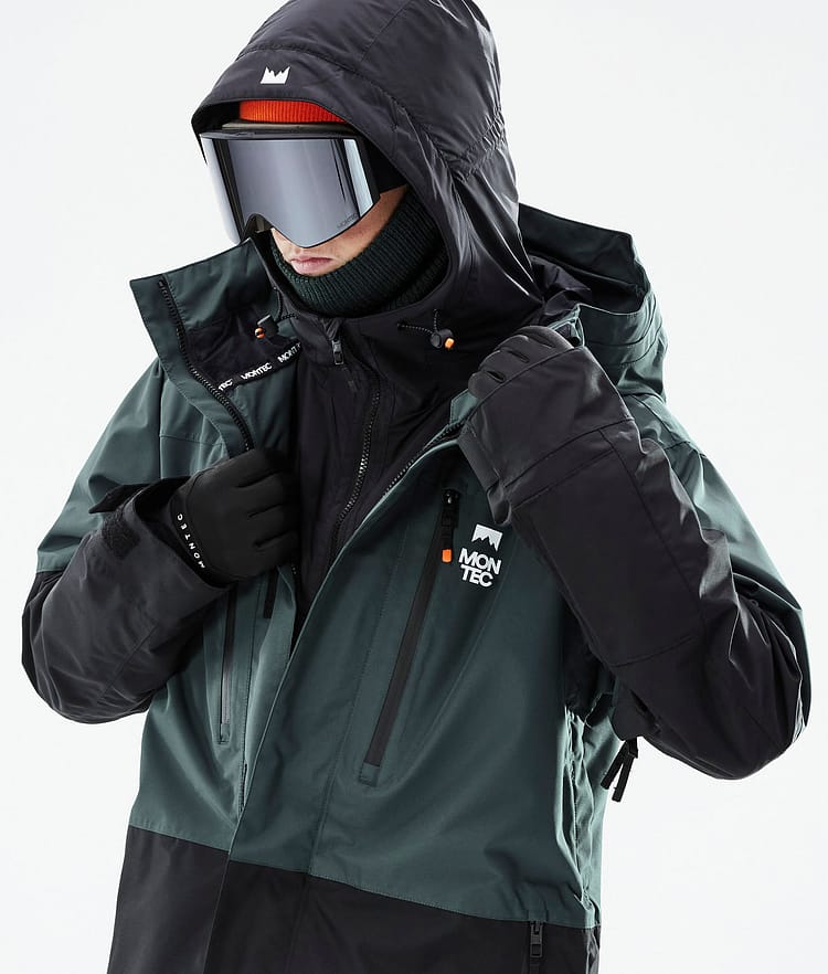 Montec Toasty 60Gsm Midlayer Skijacke Herren Black, Image 4 of 10