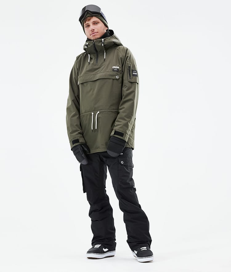 Dope Annok 21 Snowboardjacke Herren Olive Green, Image 4 of 10