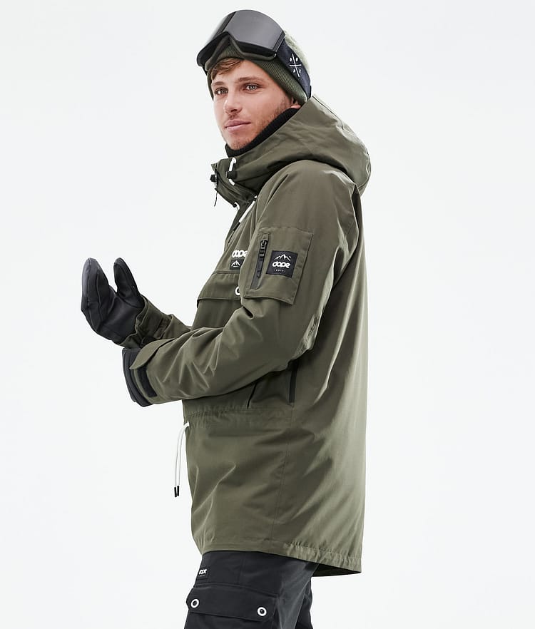 Dope Annok 21 Snowboardjacke Herren Olive Green, Image 7 of 10