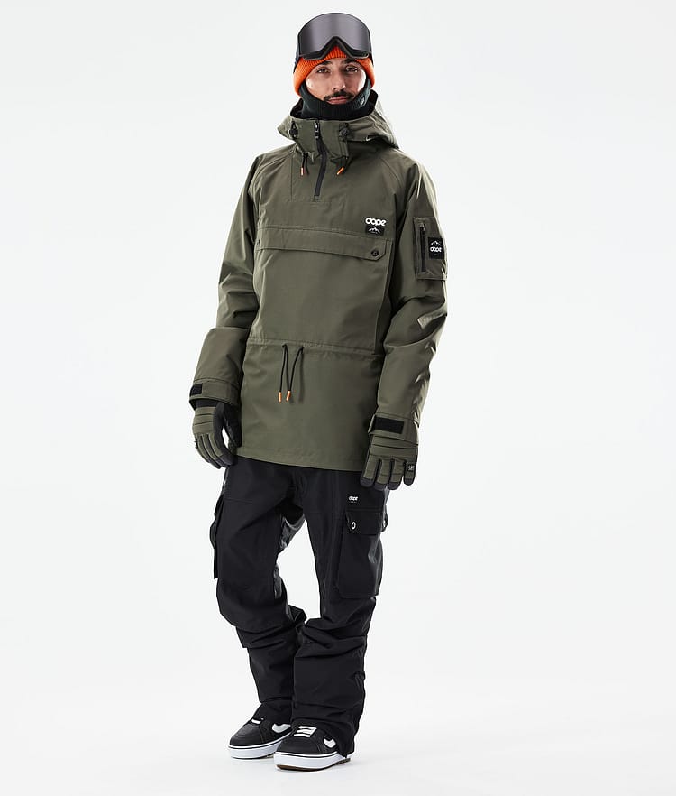 Dope Annok 21 Snowboardjacke Herren Olive Green/Black, Image 4 of 10