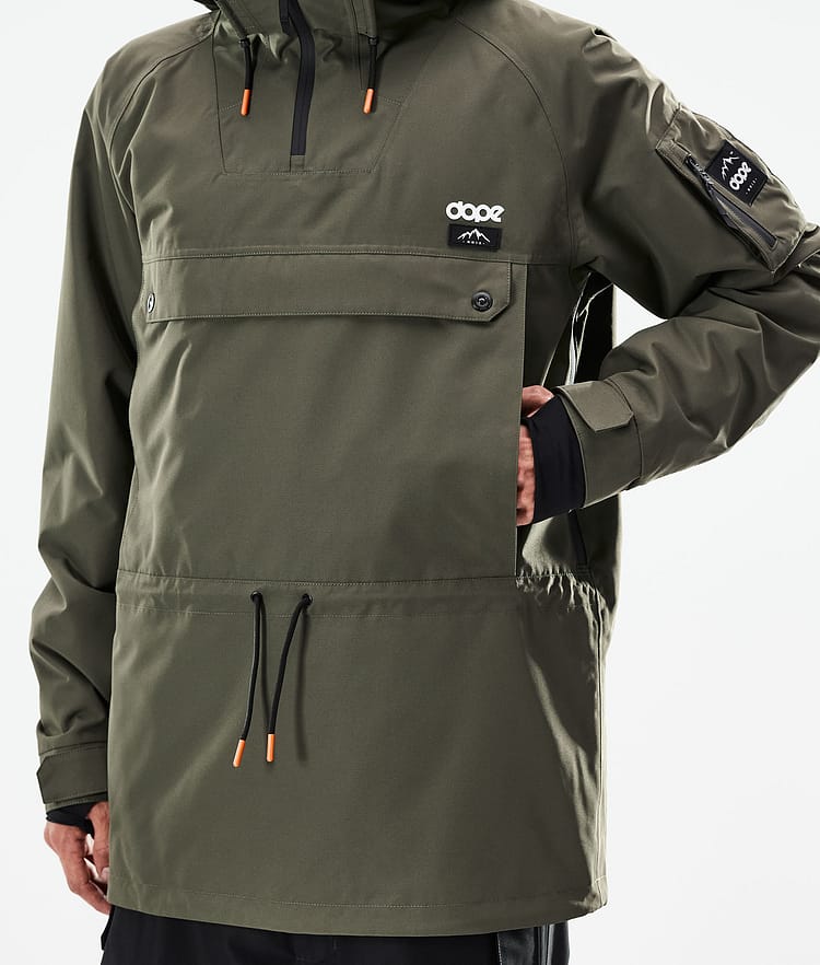 Dope Annok 21 Skijacke Herren Olive Green/Black, Image 9 of 10
