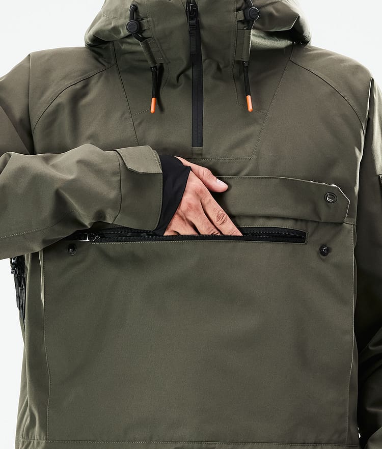 Dope Annok 21 Snowboardjacke Herren Olive Green/Black, Image 10 of 10