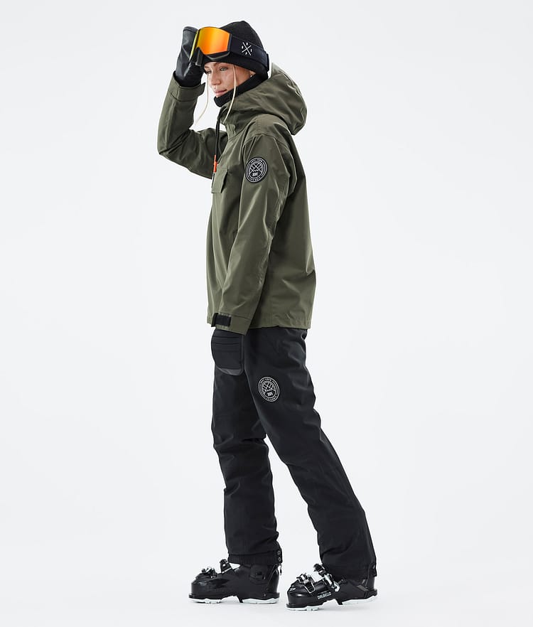 Dope Blizzard W 21 Skijacke Damen Olive Green, Image 4 of 9