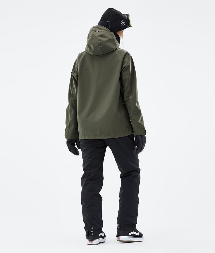 Dope Blizzard W 21 Snowboardjacke Damen Olive Green, Image 5 of 9