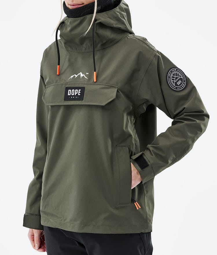Dope Blizzard W 21 Skijacke Damen Olive Green, Image 8 of 9