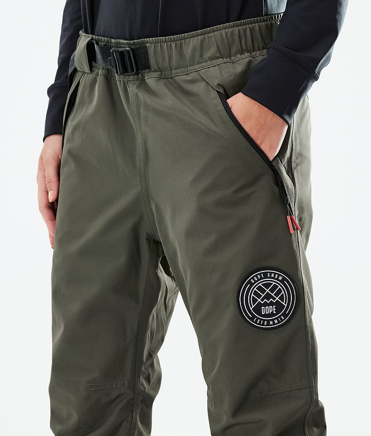 Dope Blizzard W 21 Snowboardhose Damen Olive Green, Image 4 of 4