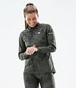 Montec Zulu W Funktionsshirt Damen Olive Green Tiedye