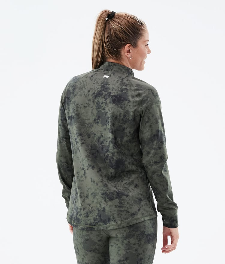 Montec Zulu W Funktionsshirt Damen Olive Green Tiedye, Image 2 of 6