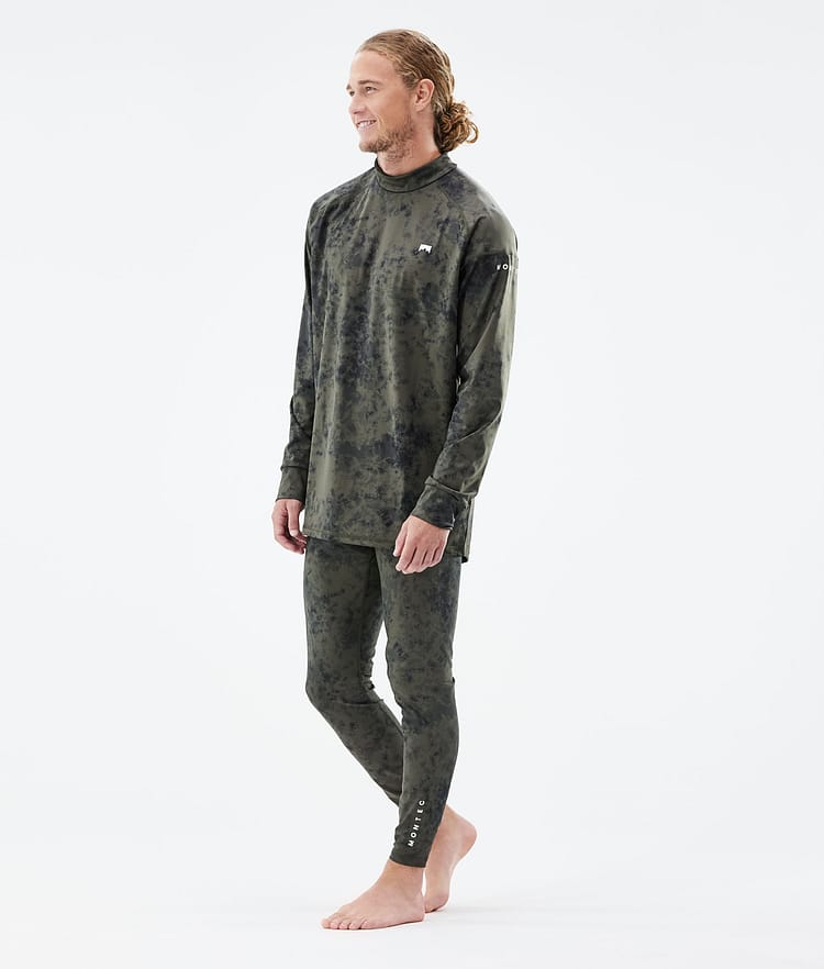 Montec Zulu Funktionsshirt Herren Olive Green Tiedye, Image 3 of 6