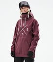 Dope Yeti W 21 Snowboardjacke Damen 2X-Up Burgundy
