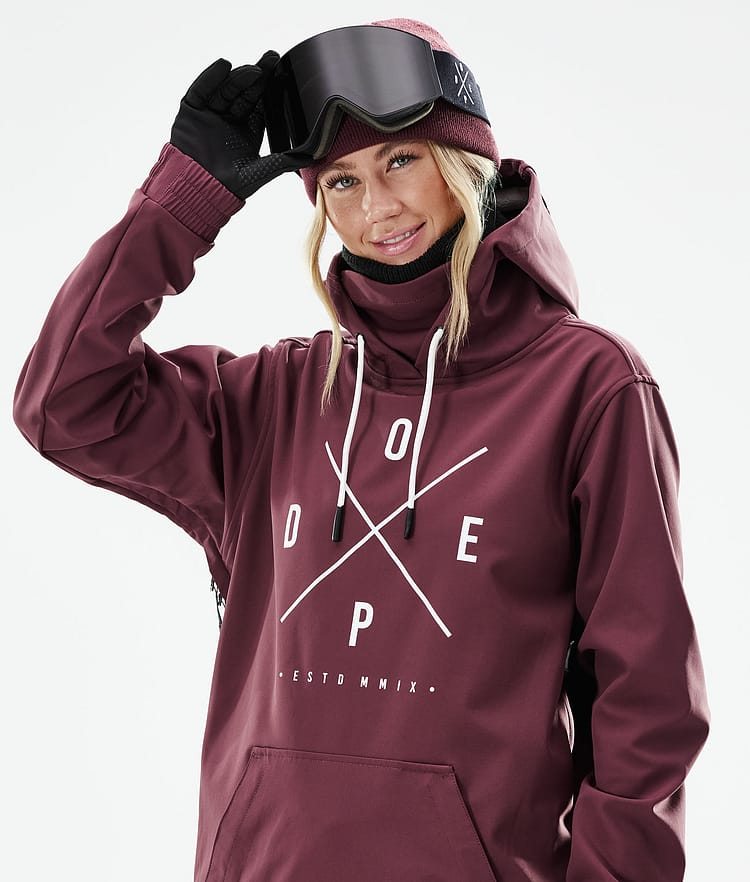 Dope Yeti W 21 Snowboardjacke Damen 2X-Up Burgundy, Image 2 of 9