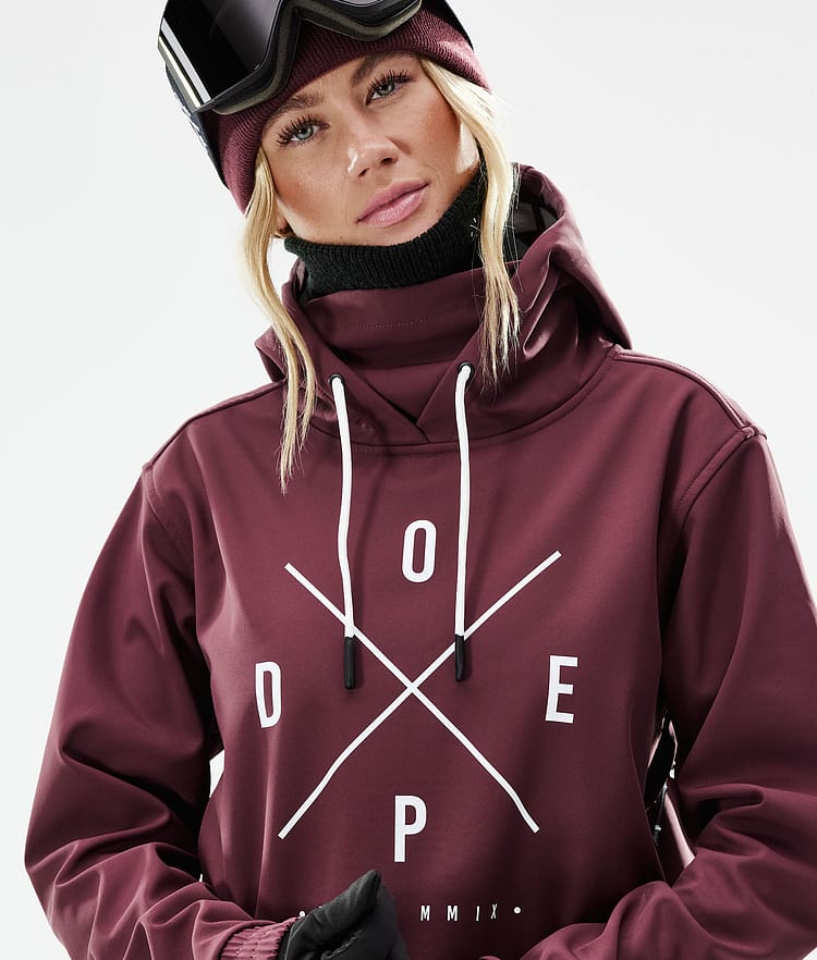 Dope Yeti W 21 Snowboardjacke Damen 2X-Up Burgundy, Image 3 of 9