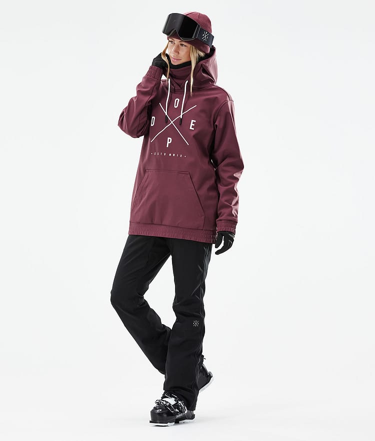 Dope Yeti W 21 Skijacke Damen 2X-Up Burgundy, Image 4 of 9