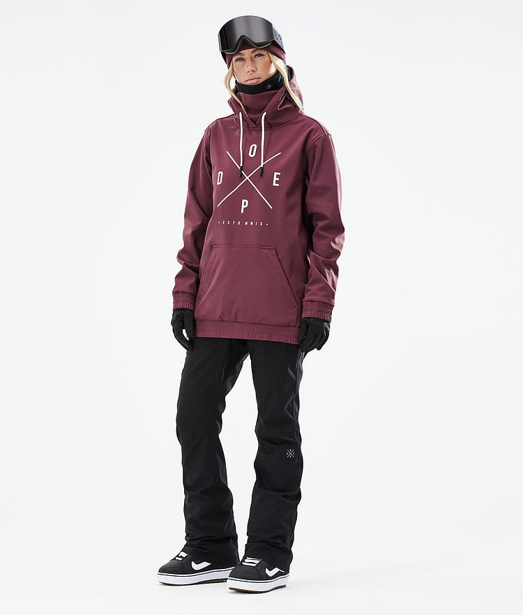 Dope Yeti W 21 Snowboardjacke Damen 2X-Up Burgundy, Image 4 of 9