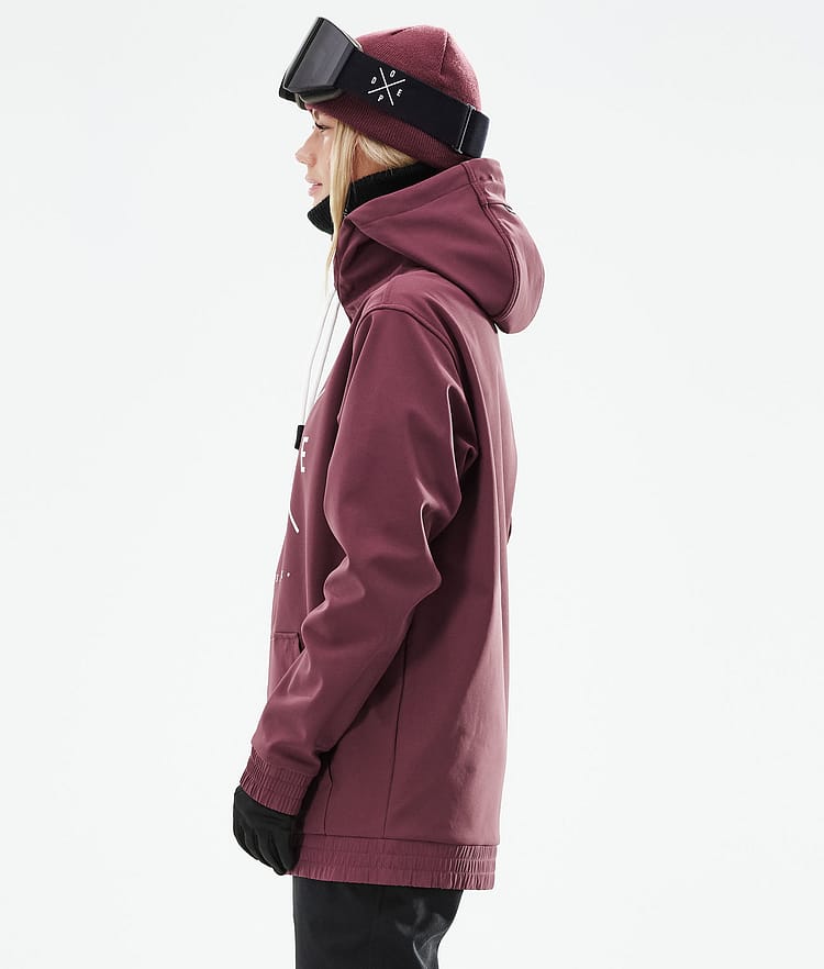 Dope Yeti W 21 Skijacke Damen 2X-Up Burgundy, Image 7 of 9