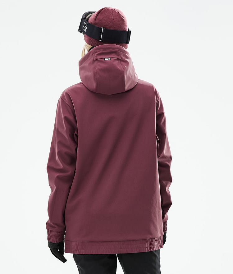 Dope Yeti W 21 Skijacke Damen 2X-Up Burgundy, Image 8 of 9