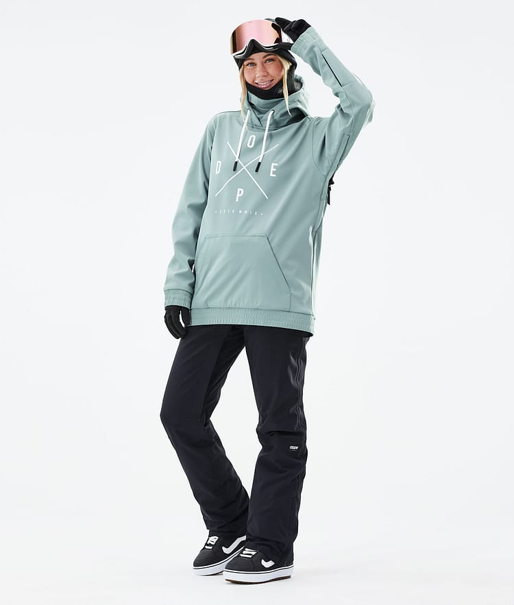 Dope Yeti W 21 Snowboardjacke Damen 2X-Up Faded Green, Image 3 of 8