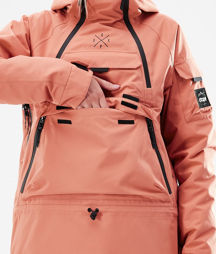 Dope Akin W 21 Snowboardjacke Damen Peach, Image 10 of 11