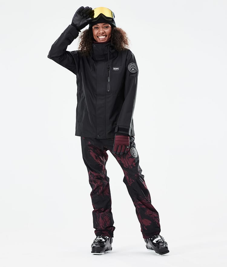 Dope Blizzard W Full Zip 21 Skijacke Damen Black, Image 4 of 11