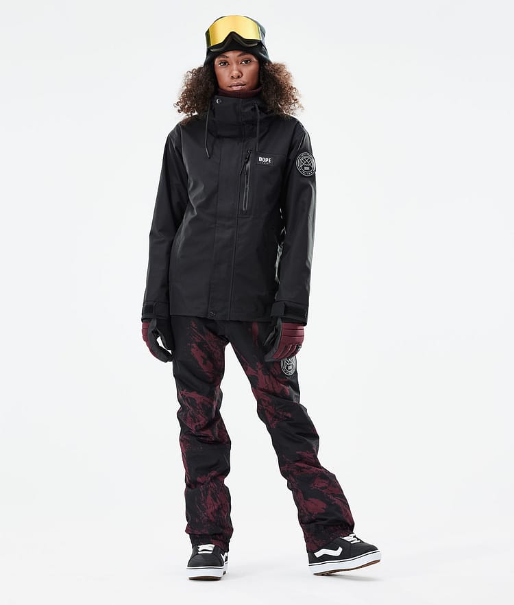 Dope Blizzard W Full Zip 21 Snowboardjacke Damen Black, Image 4 of 11