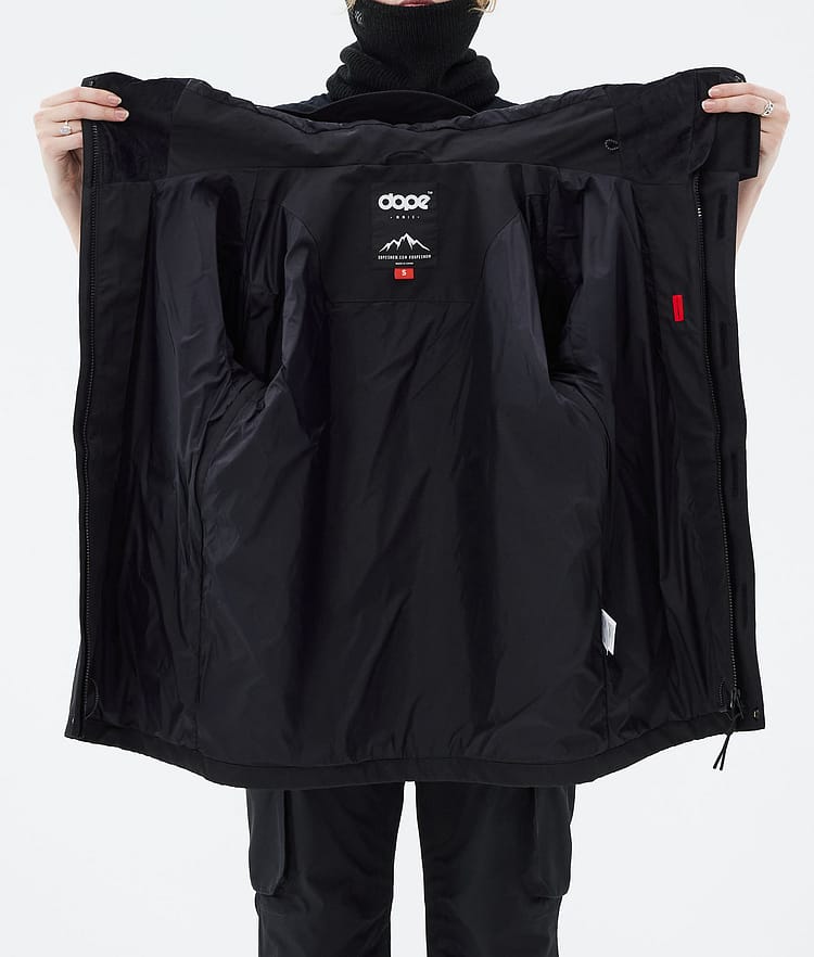 Dope Blizzard W Full Zip 21 Skijacke Damen Black, Image 11 of 11