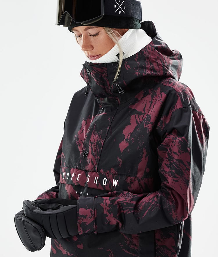Dope Legacy W 21 Skijacke Damen Paint Burgundy, Image 2 of 10