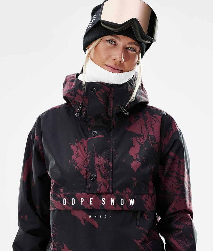 Dope Legacy W 21 Snowboardjacke Damen Paint Burgundy, Image 3 of 10