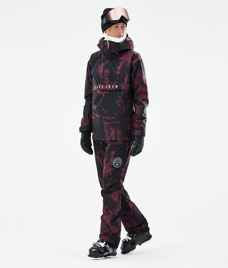 Dope Legacy W 21 Skijacke Damen Paint Burgundy, Image 4 of 10