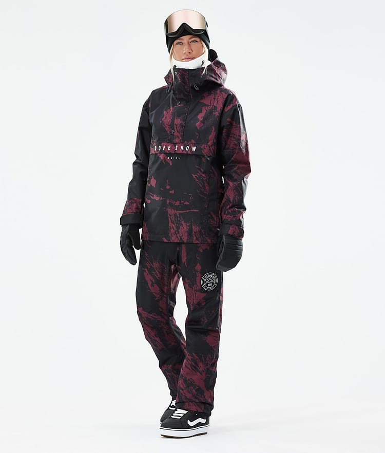 Dope Legacy W 21 Snowboardjacke Damen Paint Burgundy, Image 4 of 10