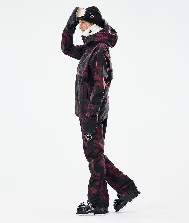 Dope Legacy W 21 Skijacke Damen Paint Burgundy, Image 5 of 10