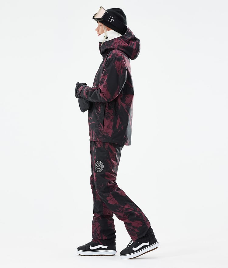 Dope Legacy W 21 Snowboardjacke Damen Paint Burgundy, Image 5 of 10