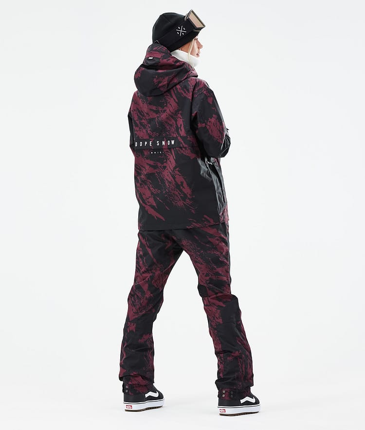 Dope Legacy W 21 Snowboardjacke Damen Paint Burgundy, Image 6 of 10