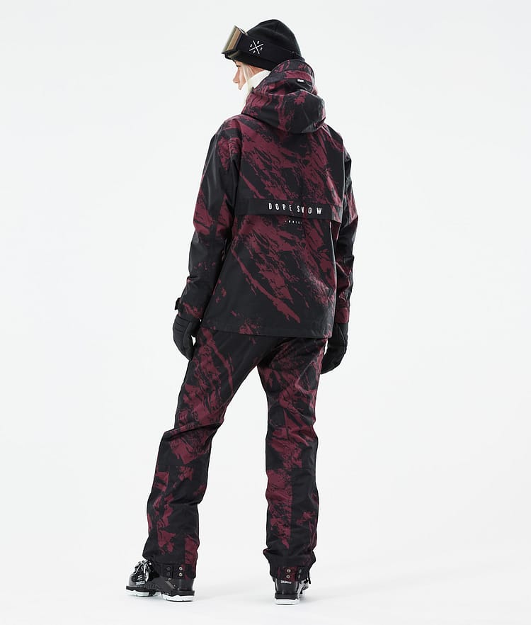 Dope Legacy W 21 Skijacke Damen Paint Burgundy, Image 6 of 10
