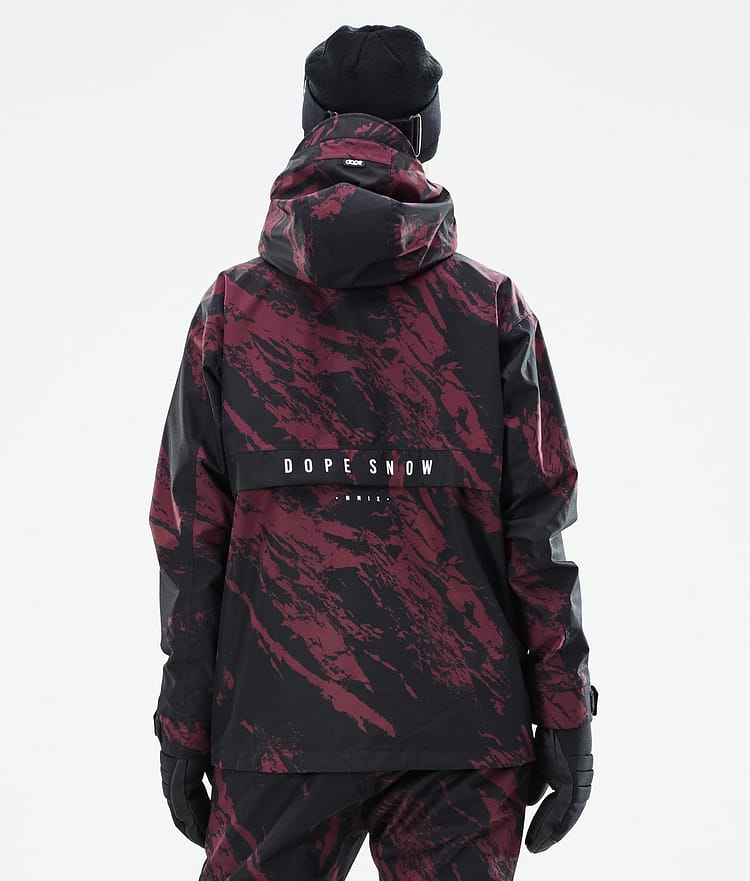 Dope Legacy W 21 Skijacke Damen Paint Burgundy, Image 8 of 10