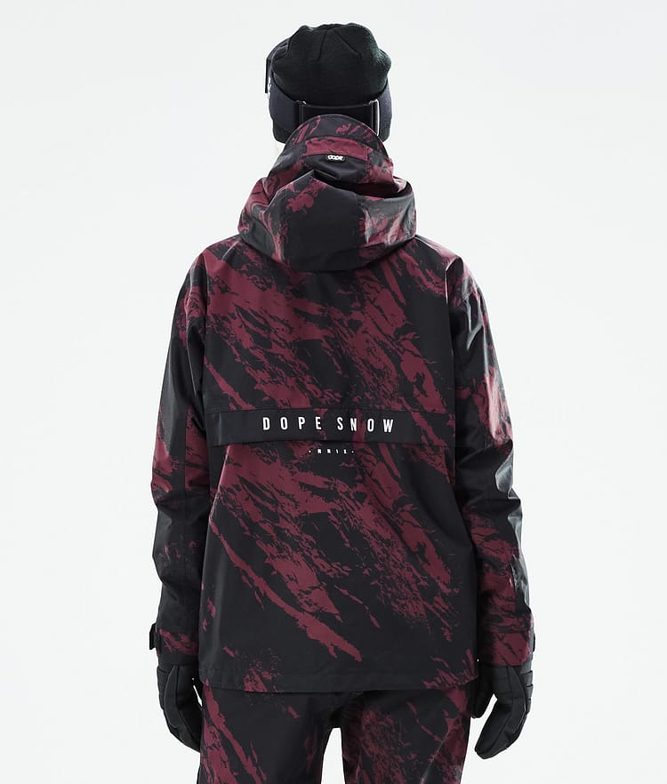 Dope Legacy W 21 Snowboardjacke Damen Paint Burgundy, Image 8 of 10
