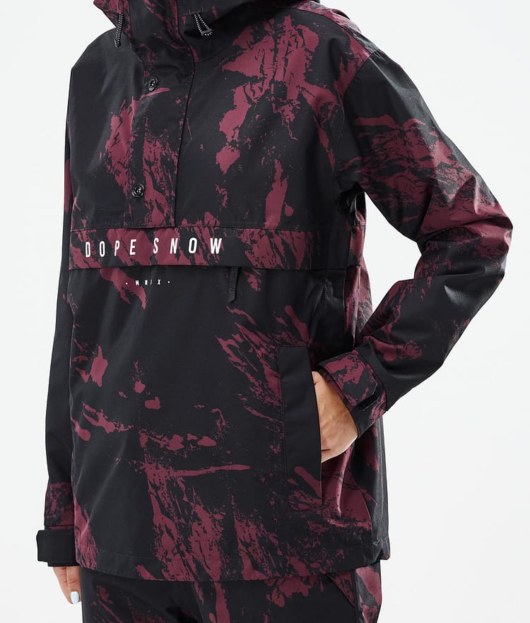 Dope Legacy W 21 Snowboardjacke Damen Paint Burgundy, Image 9 of 10