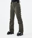 Dope Con W 21 Skihose Damen Olive Green