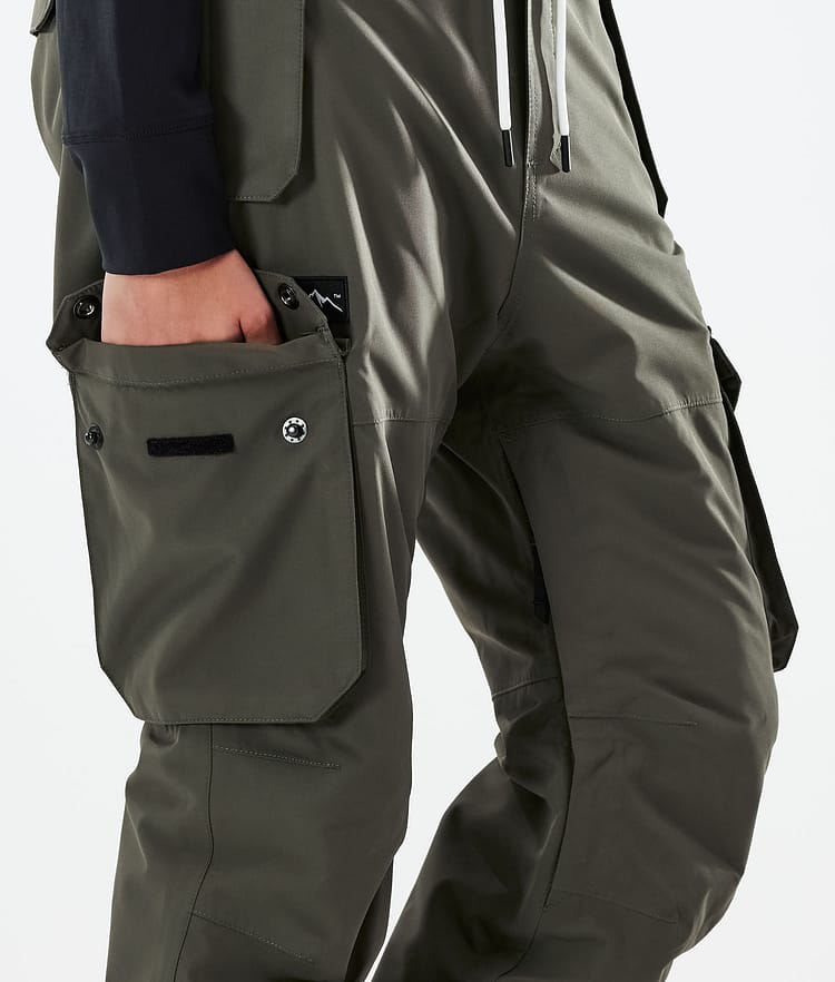 Dope Iconic W 21 Skihose Damen Olive Green, Image 5 of 6
