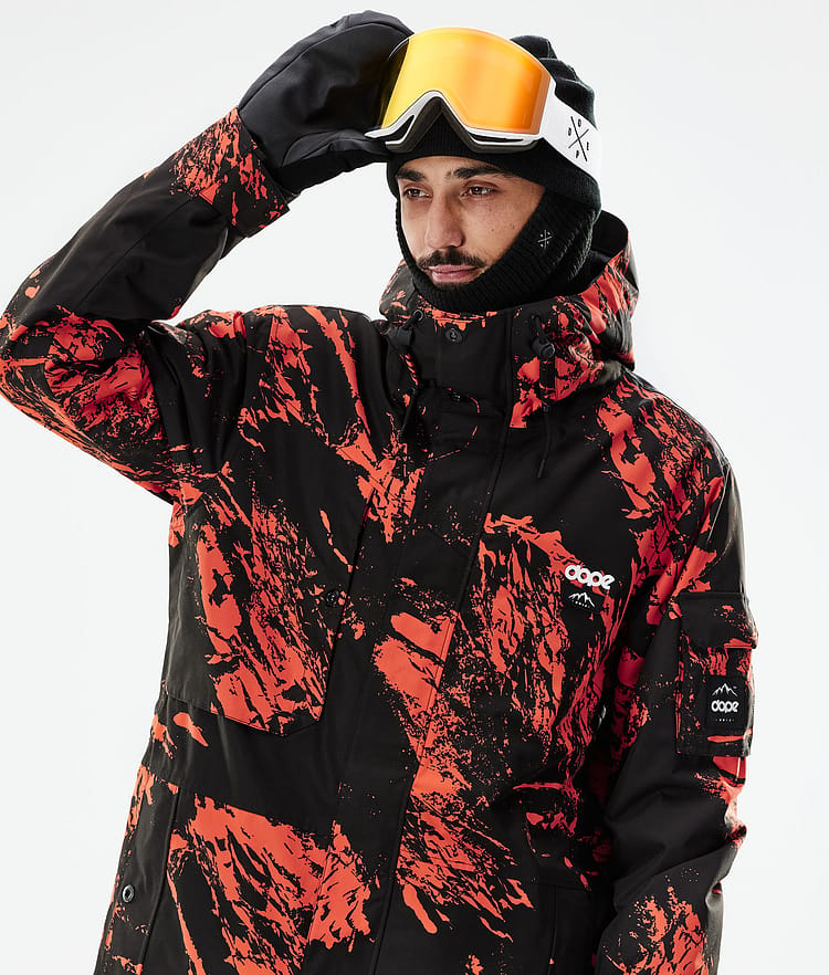 Dope Adept 21 Snowboardjacke Herren Paint Orange, Image 2 of 11