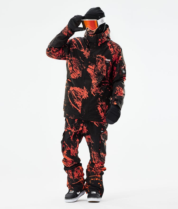 Dope Adept 21 Snowboardjacke Herren Paint Orange, Image 4 of 11