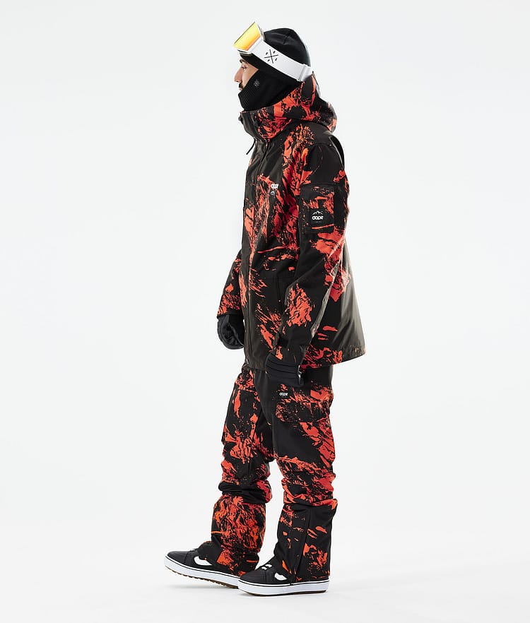 Dope Adept 21 Snowboardjacke Herren Paint Orange, Image 5 of 11