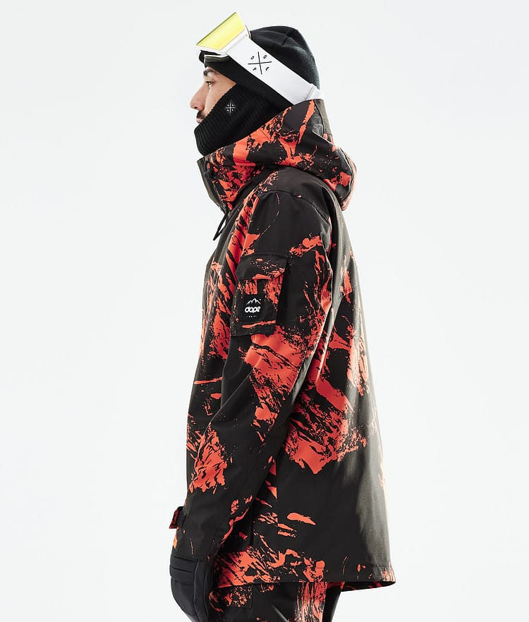 Dope Adept 21 Snowboardjacke Herren Paint Orange, Image 7 of 11