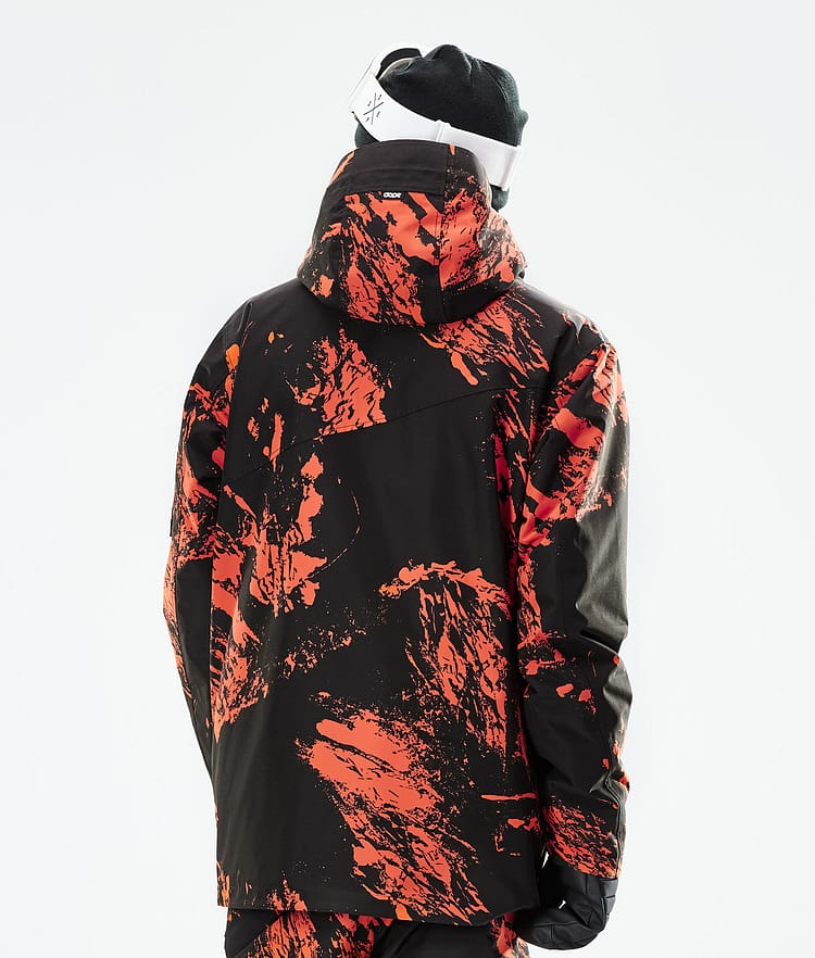 Dope Adept 21 Snowboardjacke Herren Paint Orange, Image 8 of 11