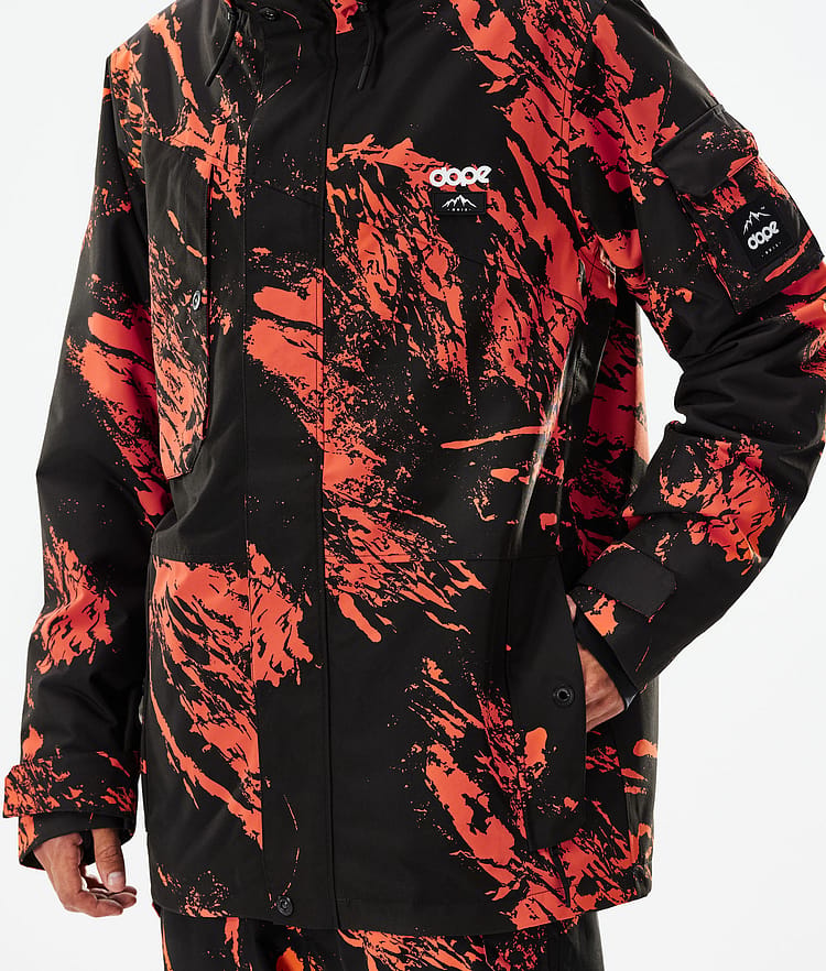 Dope Adept 21 Skijacke Herren Paint Orange, Image 9 of 11