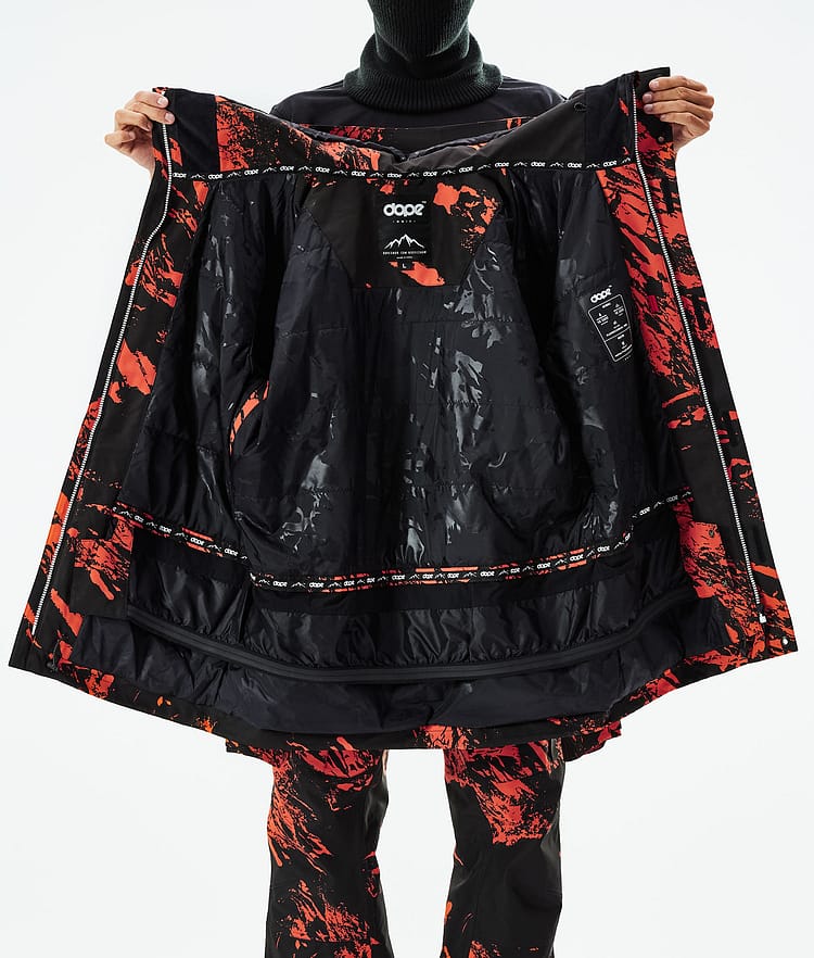 Dope Adept 21 Snowboardjacke Herren Paint Orange, Image 11 of 11