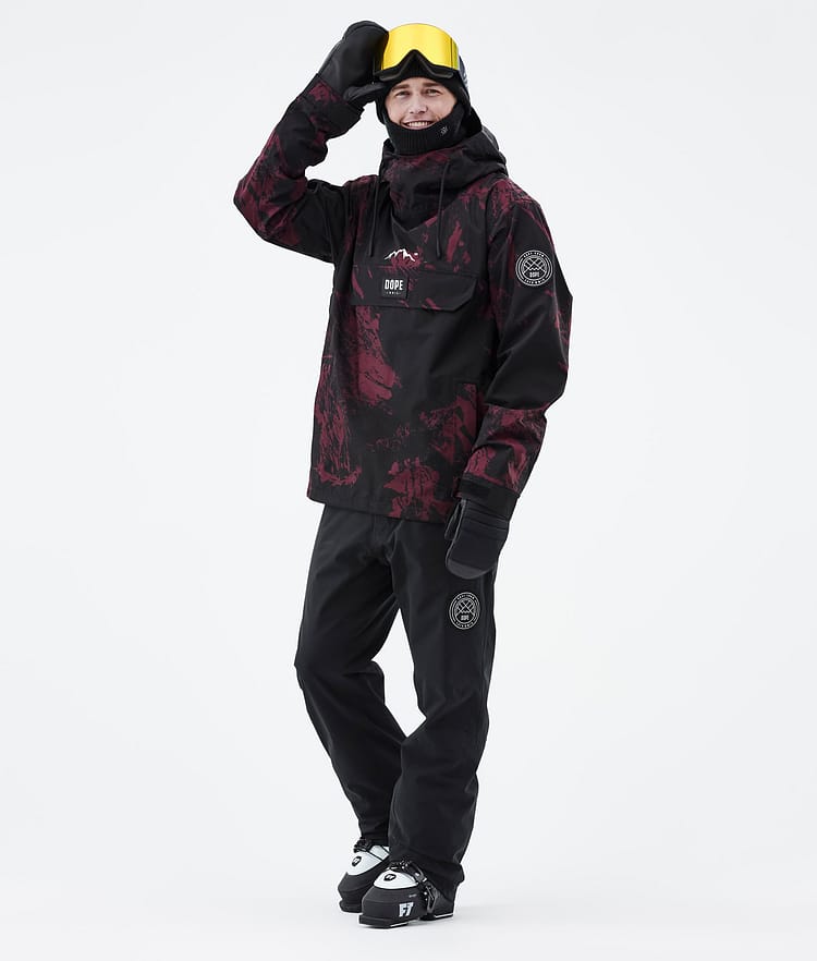 Dope Blizzard 21 Skijacke Herren Paint Burgundy, Image 3 of 9