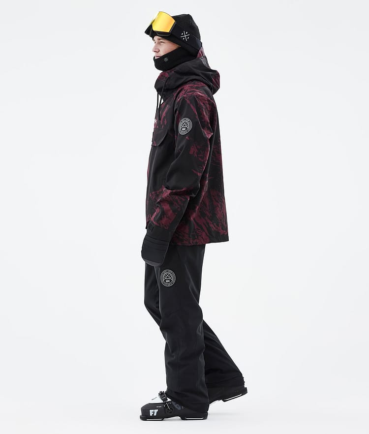 Dope Blizzard 21 Skijacke Herren Paint Burgundy, Image 4 of 9